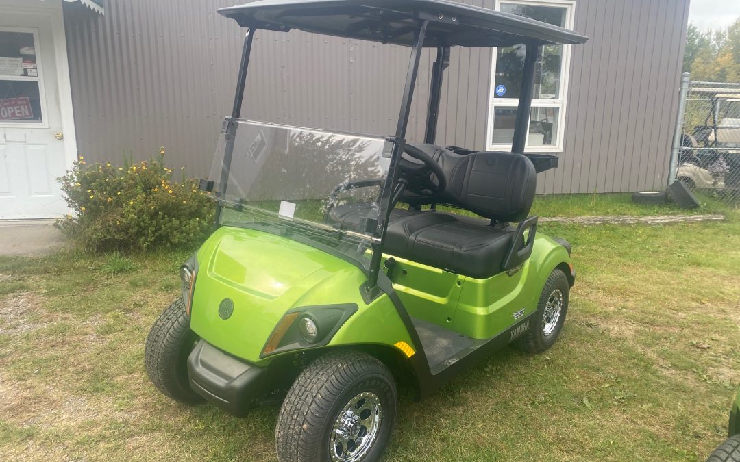 New 2024 Yamaha Drive2 PTV Quietech Peridot Metallic with Black Roof and Black Touring Seats