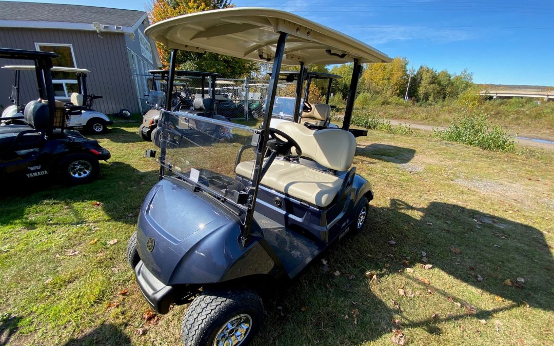 2025 Yamaha Drive2 AC Lithium Electric Golf Car in Bluestone Metallic