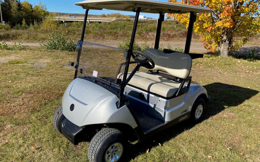 New 2025 Yamaha Drive2 AC Lithium Golf Car in Moonstone Metallic