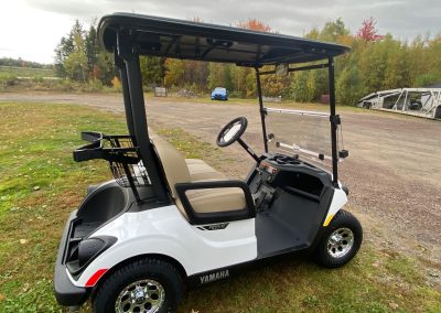 New 2025 Yamaha Drive2 PTV Quietech in Pearl Metallic with Black Roof and Beige Touring Seats