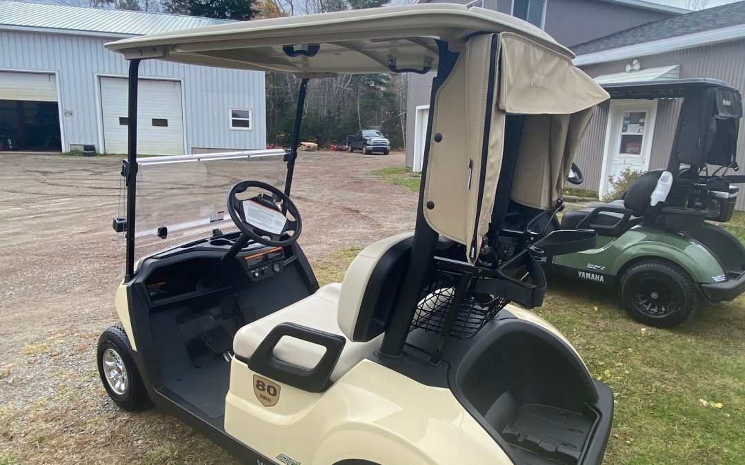 New 2025 Yamaha Drive2 AC Electric Golf Car in Sunstone